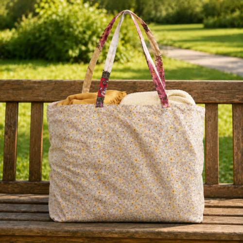 Foldaway Shopper Bag Recycled Fabric