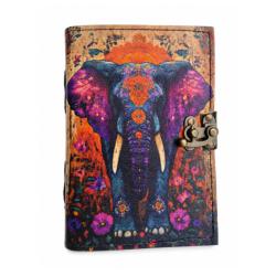 Elephant Notebook Journal with Clasp 13 x 18cm