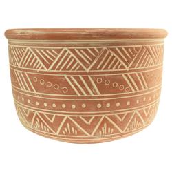 Terracotta planter, 21cm diameter