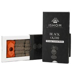 ISHOM Black Oudh Smudge Incense Bricks