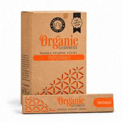 Organic goodness incense, patchouli scented,box of 12