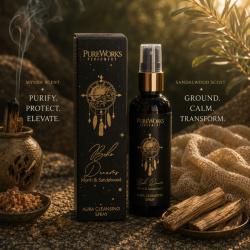 Aura Cleansing Spray Esoteric Boho Dreams, Myrrh and Sandalwood