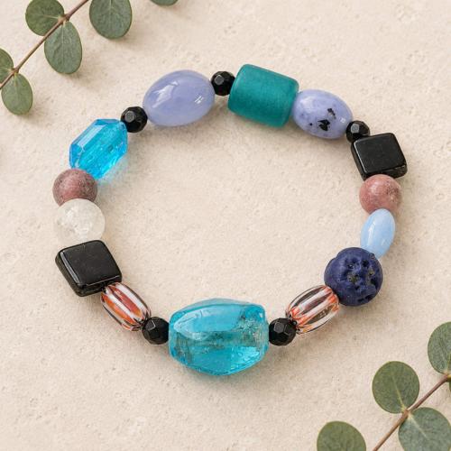 Bracelet Glass Beads Multicoloured