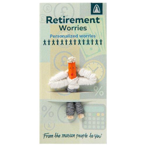 Worry doll mini, retirement worries