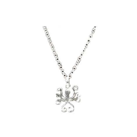 Pendant Necklace Silver Colour Octopus