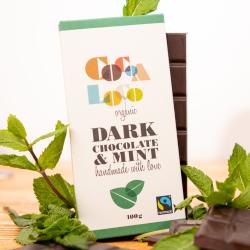 Organic Dark Chocolate and Mint Bar 100g