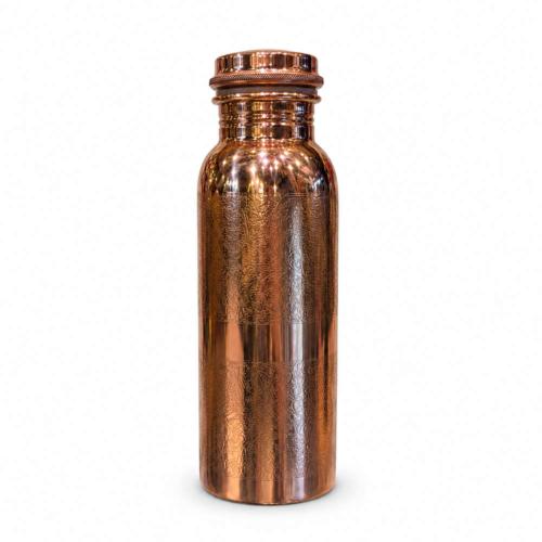 Copper water bottle, engraved, 600ml