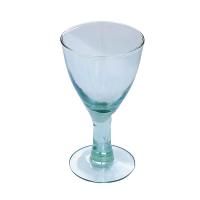 Wine glasses recycled glass, 15cm height, set of 4