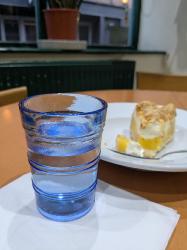 Single Tumbler Recycled Glass Blue Tinted, 9.4cm height