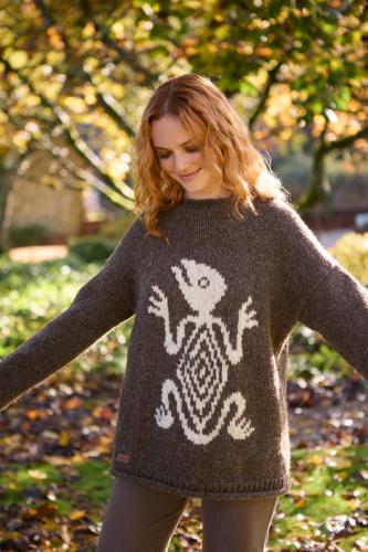 Gecko Sweater Small UK Size 8-10