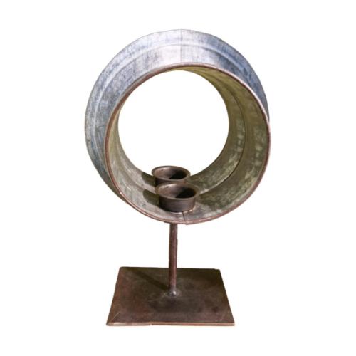 Candle Holder Retro Recycled Milk Can