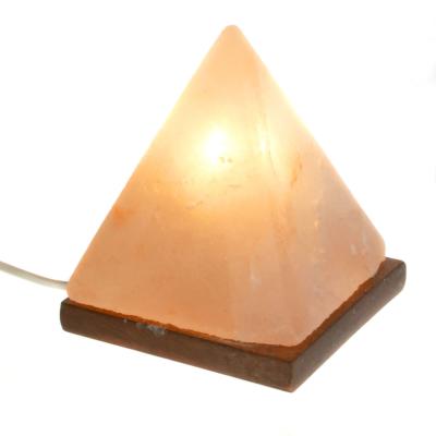 Himalayan salt lamp pyramid approx 16x13cm **