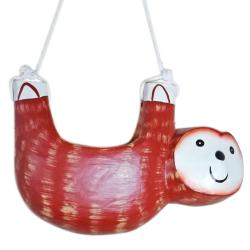 Hanging wooden planter sloth 27 x 17 x 10cm