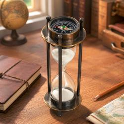 Compass with Sand Timer