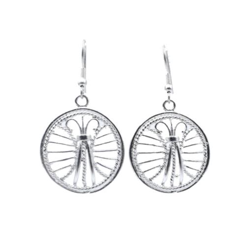 Earrings Insect in Circle
