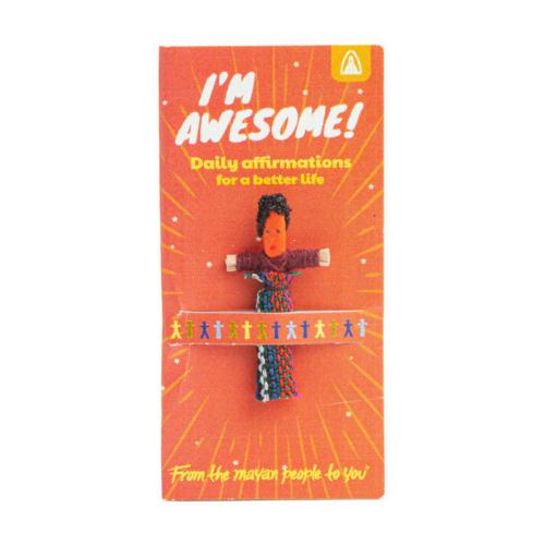 Worry doll, affirmation I'm awesome