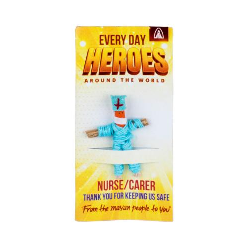 Worry doll mini, frontline worker - nurse/carer