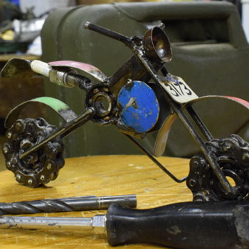 Recycled scrap metal