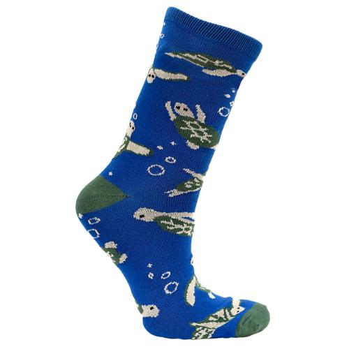 Bamboo Socks Turtles Shoe Size UK 3-7 Womens Fair Trade Eco