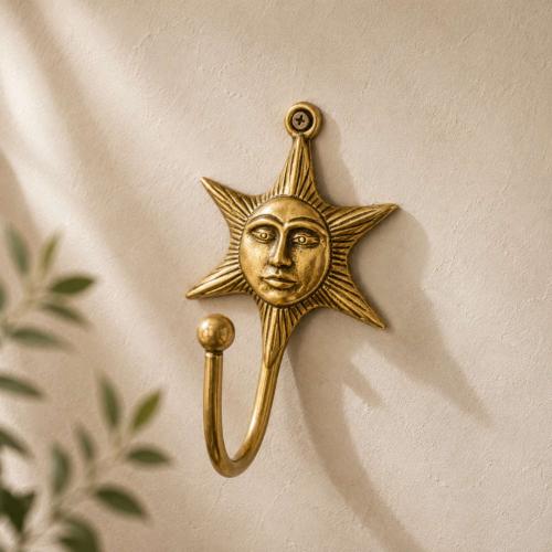 Sun Wall Hook Recycled Aluminium