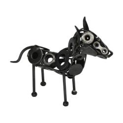 Recycled Metal Donkey Ornament