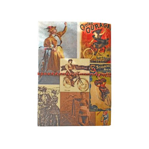 Notebook with Handmade Paper, Road Queen 13 x 18cm