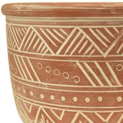 Terracotta planter, 21cm diameter