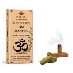 ISHOM Om Mantra Smudge Incense Bricks