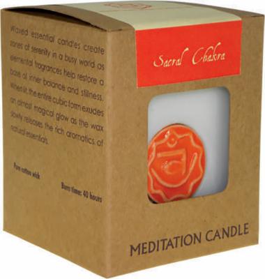Chakra meditation candle 300g sacral