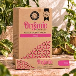 Organic goodness incense, rose scented, box of 12