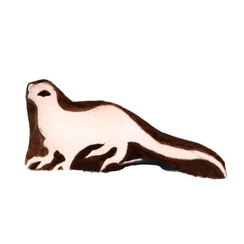Printing block, otter