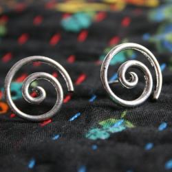 Ear studs, spiral