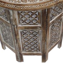 Coffee/occasional table mango wood round, 53cm diameter