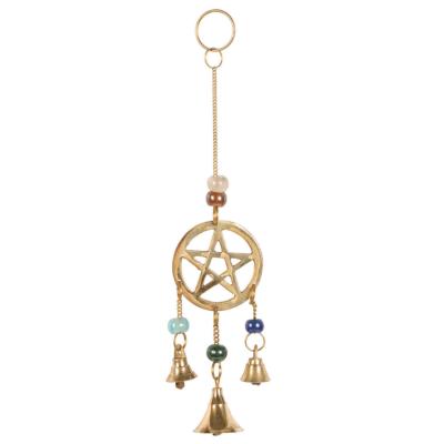 Brass chime mini pentagram