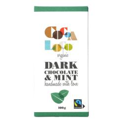 Organic Dark Chocolate and Mint Bar 100g
