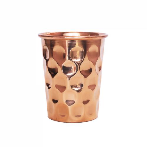 Copper cup, diamond look, 300ml