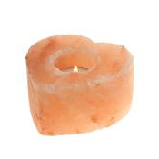 Himalayan salt t-lite holder heart-shaped 10cm **