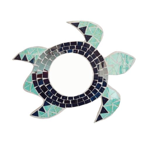 Mirror Mosaic Turtle 30x27cm