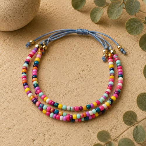 Bracelet 3 Strands of Tiny Beads