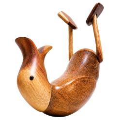 Holder For Wine Bottle or Similar, Duck Bamboo Root