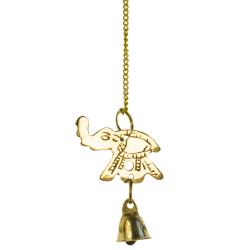 Brass chime elephant