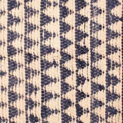 Chindi rag rug recycled cotton handmade blue 60x90cm