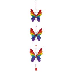 String of Rainbow Butterflies Suncatcher