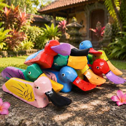 Duck Wood Bright Colours Assorted, 1 supplied