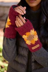 Sunflower Handwarmer Burgundy