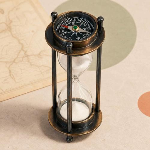 Compass with Sand Timer