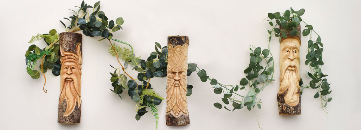 Green Man carvings